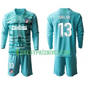 Fotbalový Komplet Atlético Madrid Brankářské OBLAK 13 Dětské III 2019-2020 Dlouhý Rukáv (+ trenýrky)